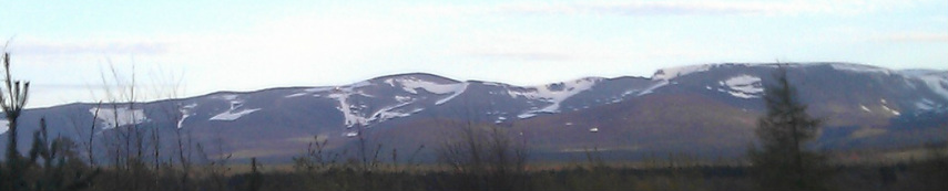 View to Gairn Gorm from Cairngorm Apartment Aviemore